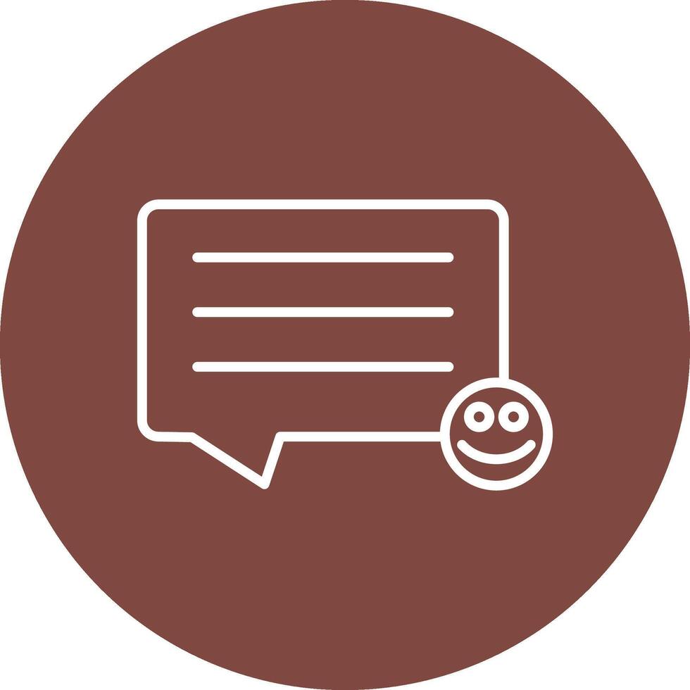 Comments Line Multi Circle Icon vector