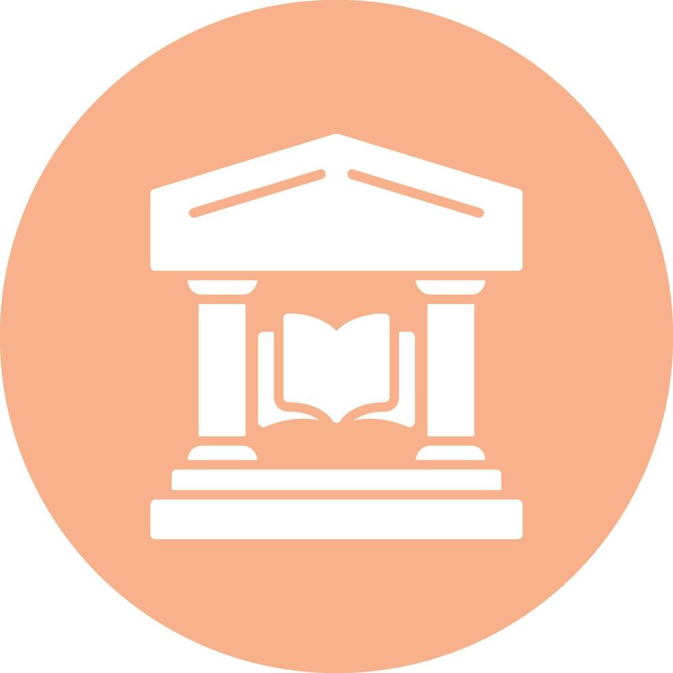Library Glyph Multi Circle Icon vector