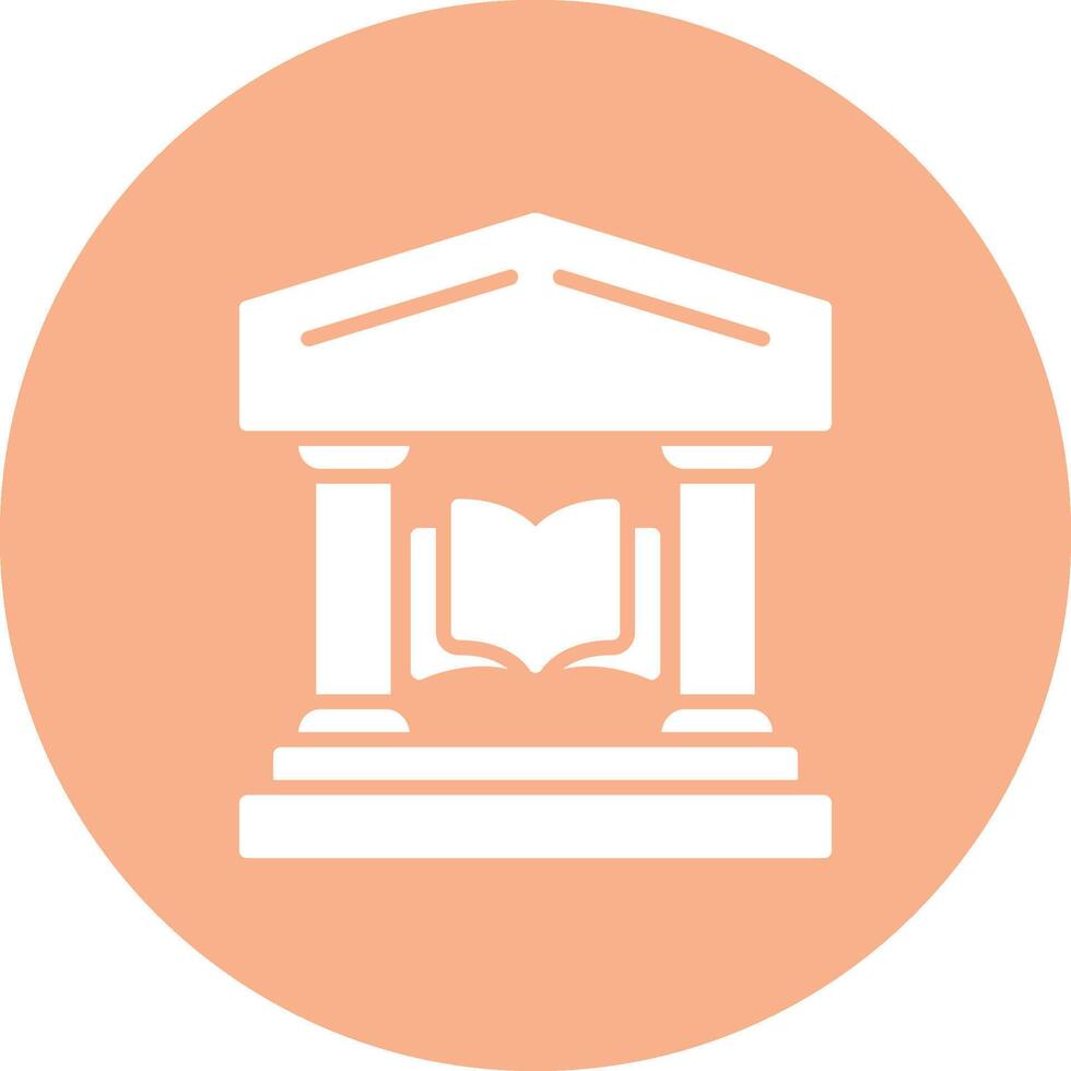 Library Glyph Multi Circle Icon vector