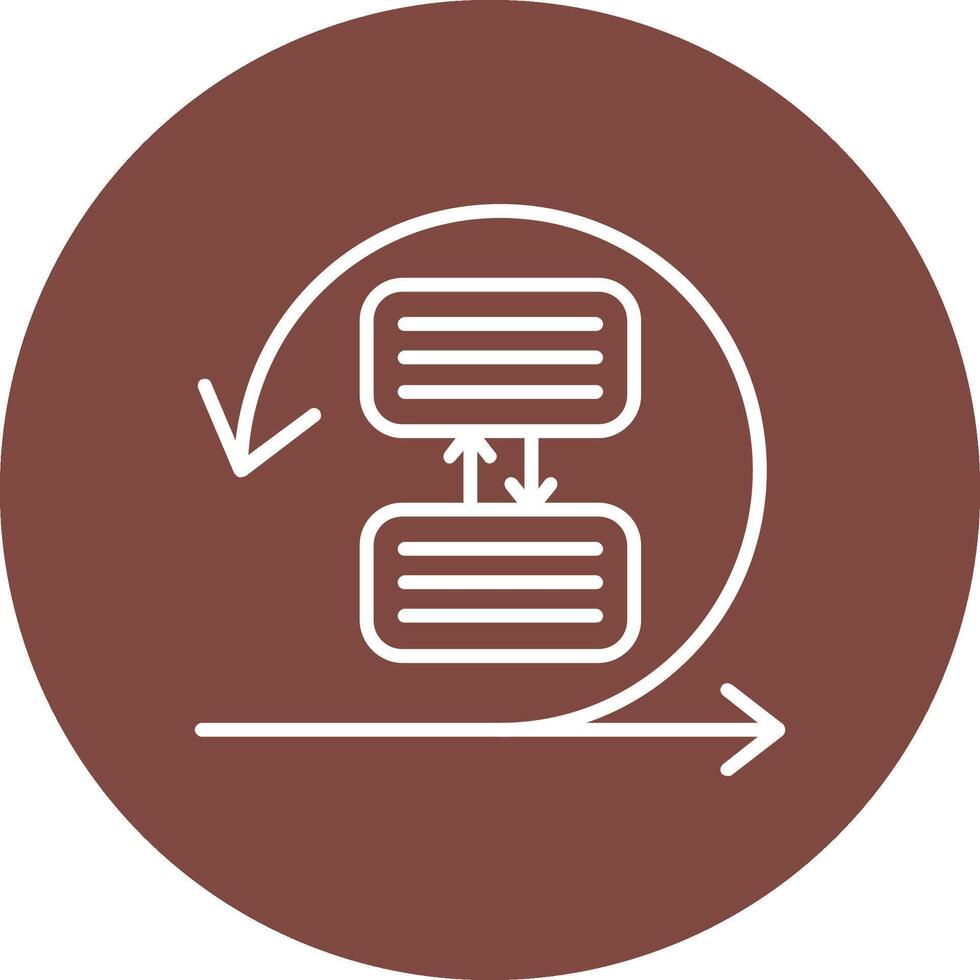 Sprint Line Multi Circle Icon vector