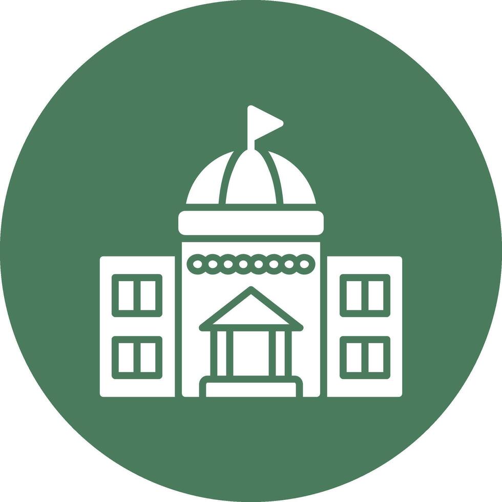Government Glyph Multi Circle Icon vector