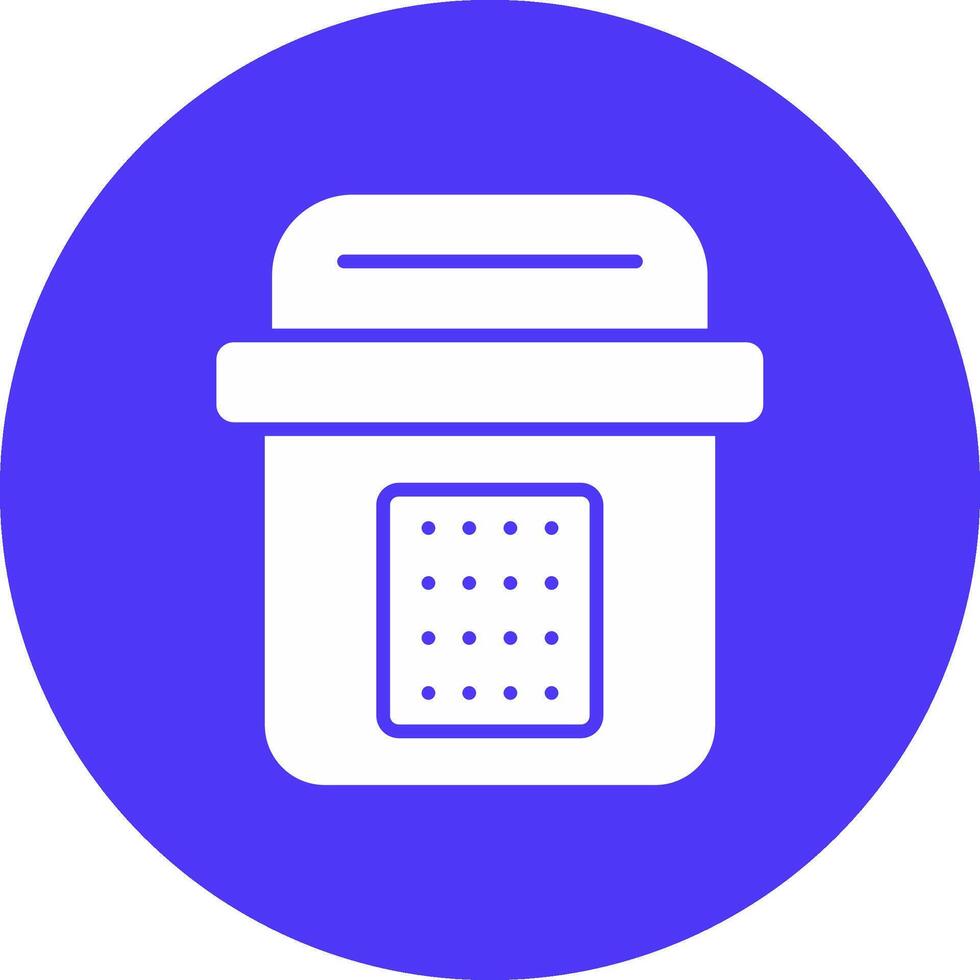 Sealed Glyph Multi Circle Icon vector