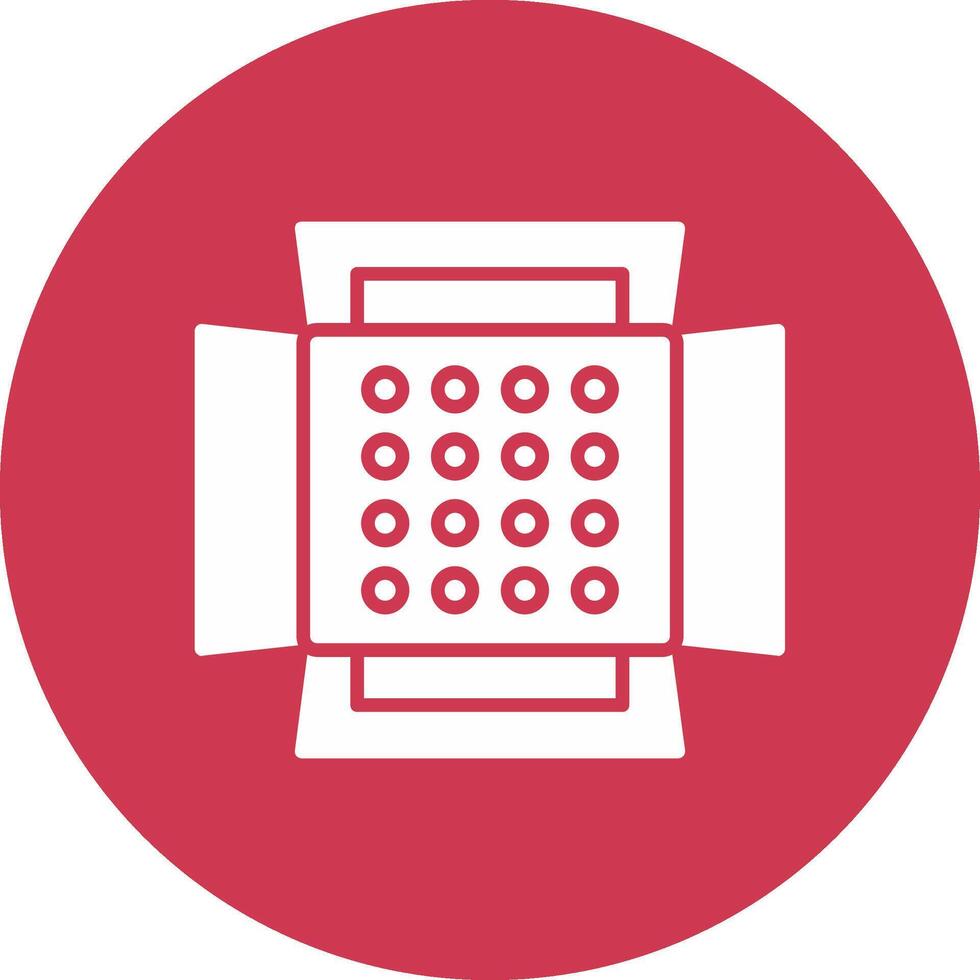 Soft Box Glyph Multi Circle Icon vector