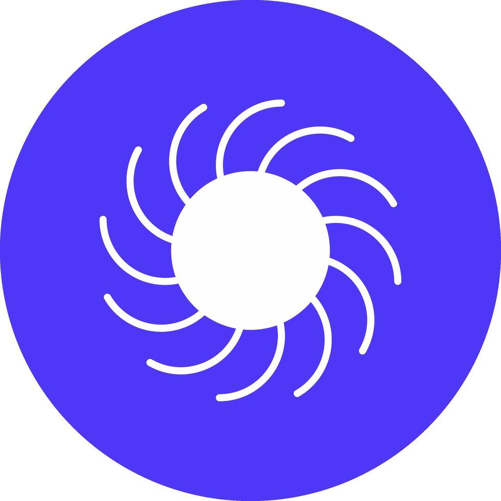 Nebula Glyph Multi Circle Icon vector