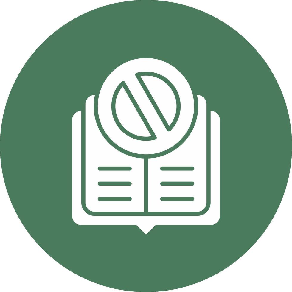 Rejected Glyph Multi Circle Icon vector