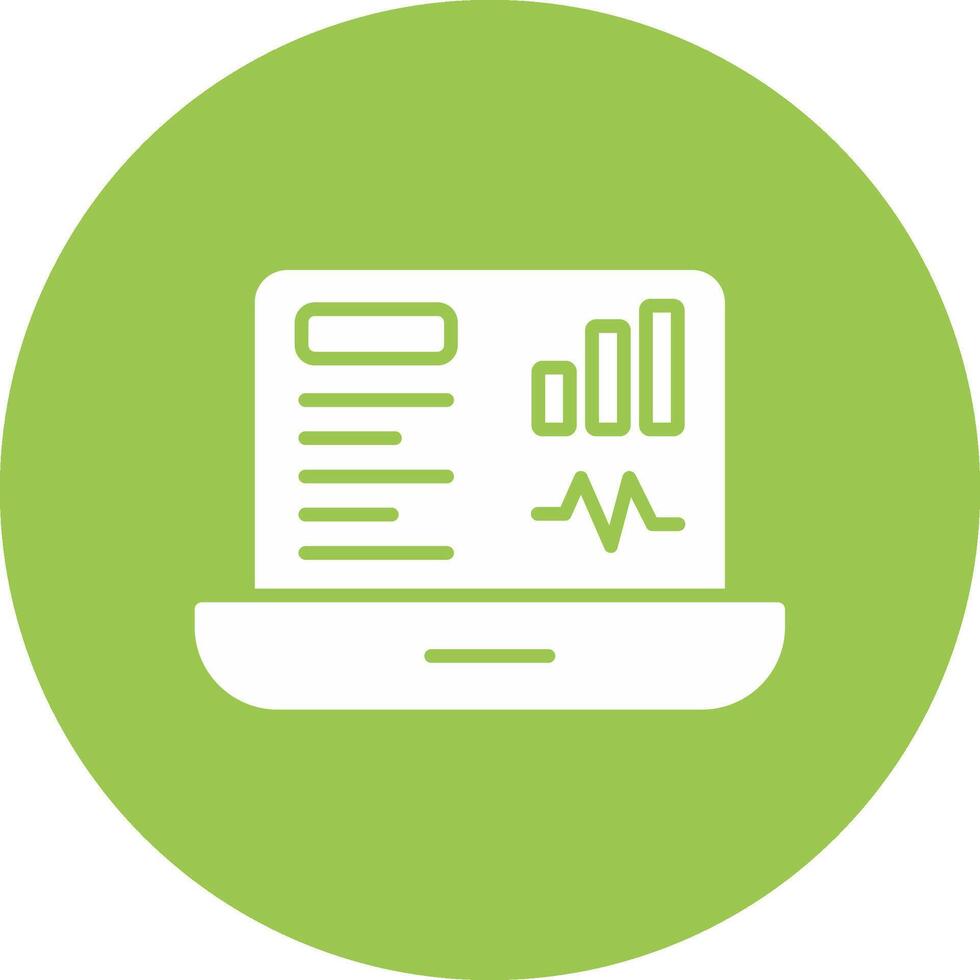 Dashboard Glyph Multi Circle Icon vector
