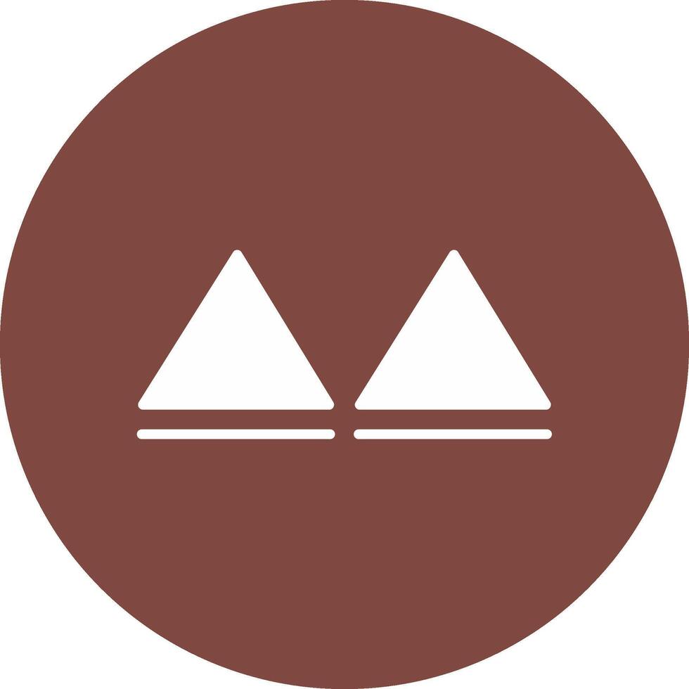 Triangles Glyph Multi Circle Icon vector