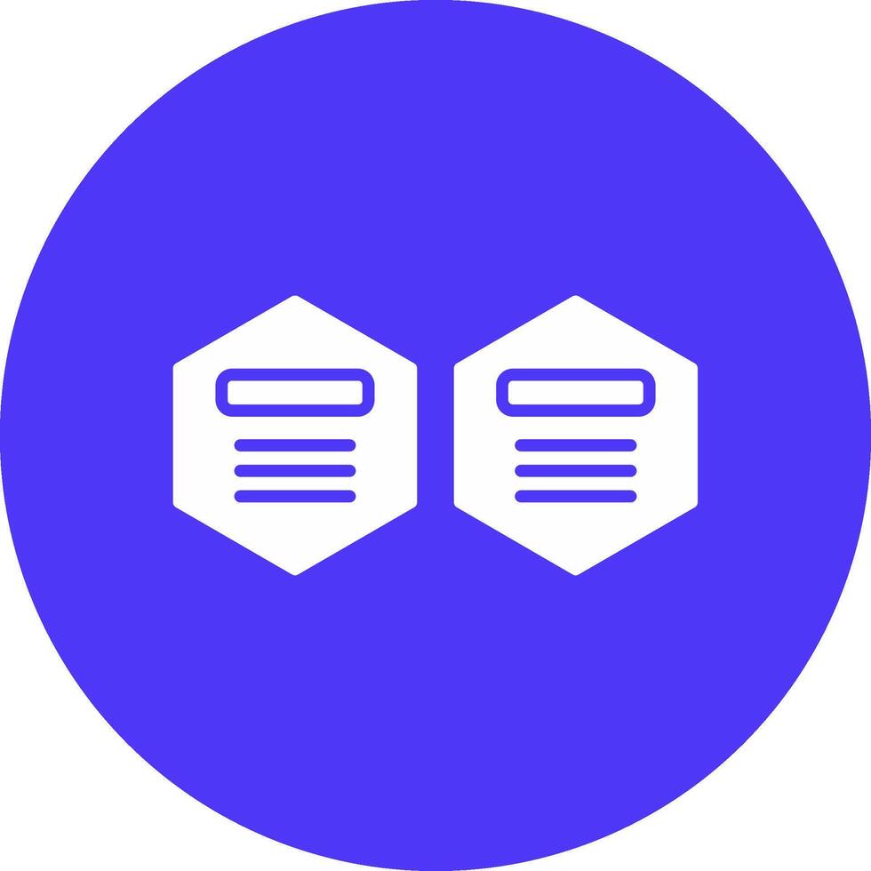 Infographic Elements Glyph Multi Circle Icon vector
