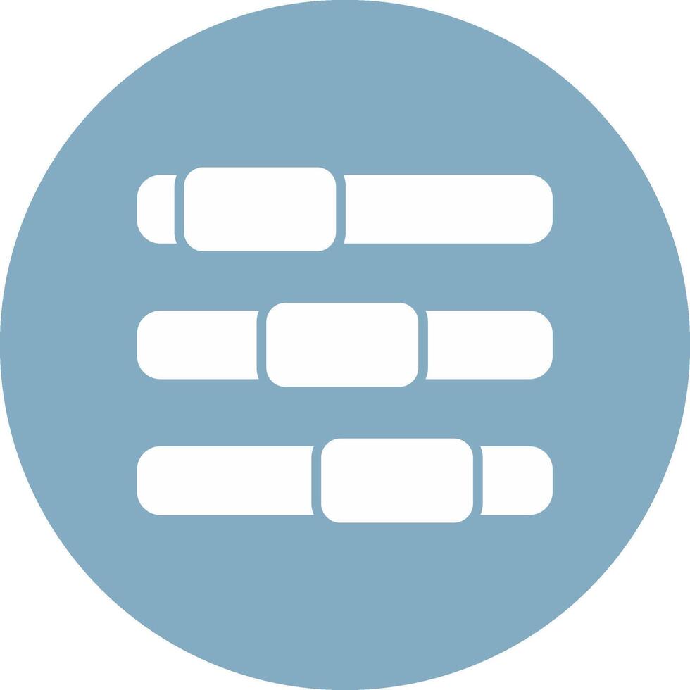 Progress Bar Glyph Multi Circle Icon vector