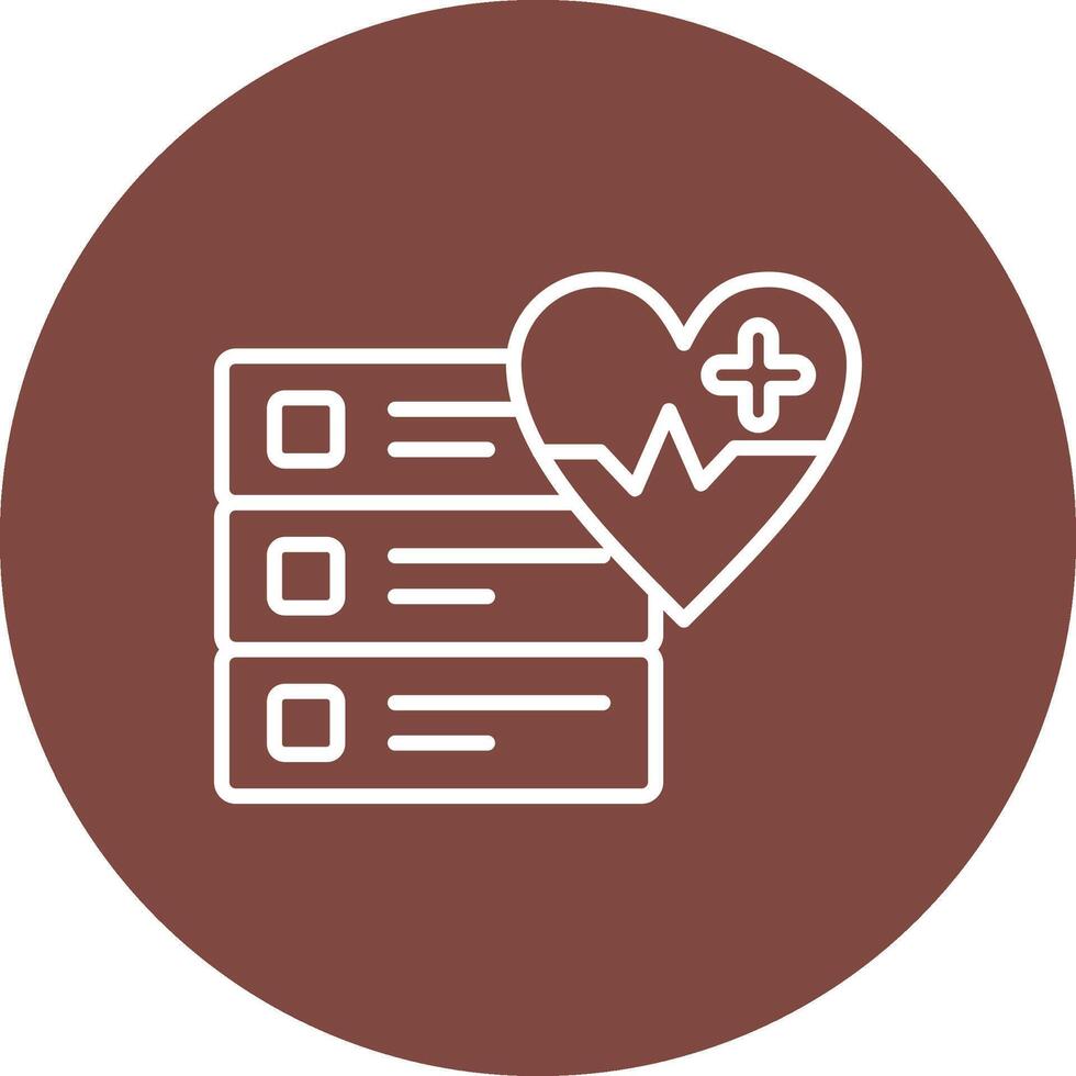 Medical Line Multi Circle Icon vector