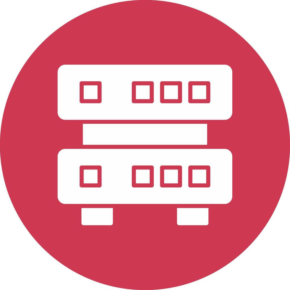 Data Quality Glyph Multi Circle Icon vector