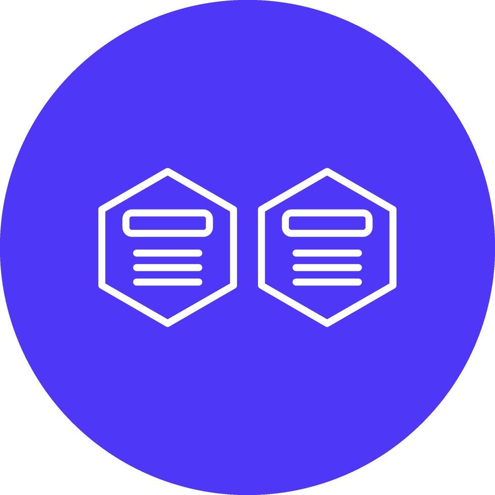 Infographic Elements Line Multi Circle Icon vector