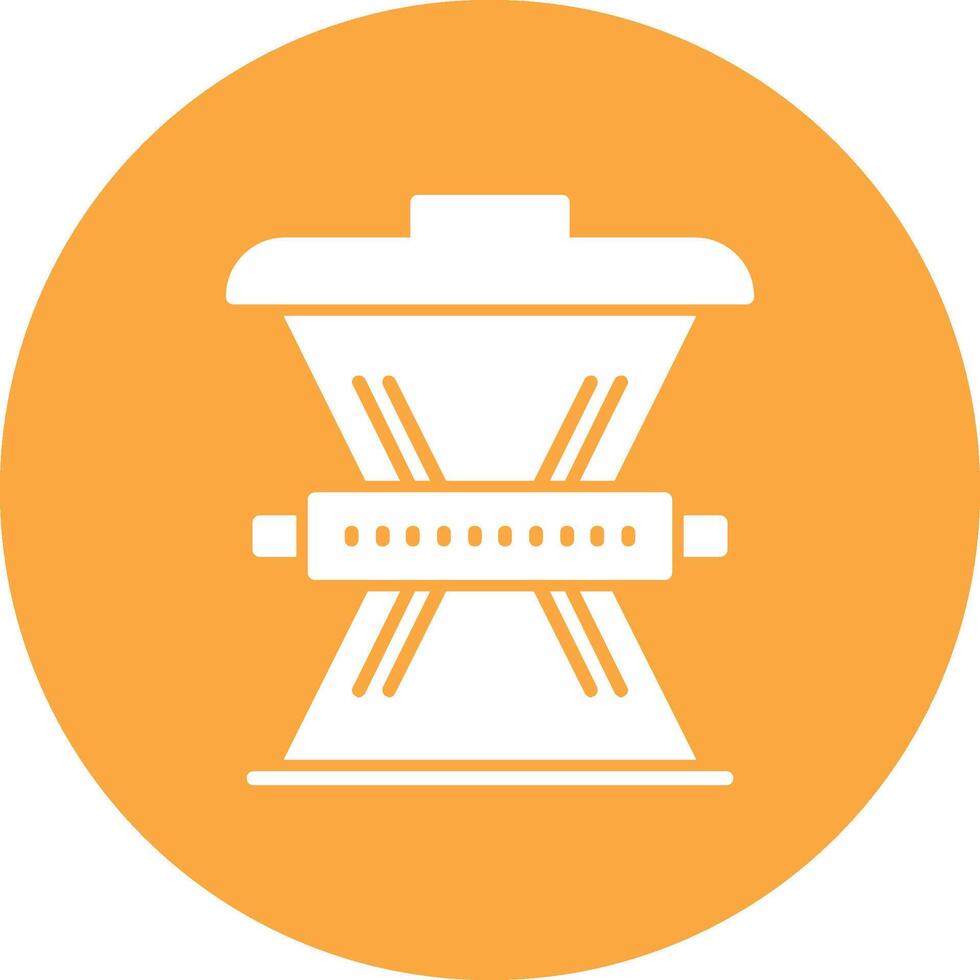 Waste Reduction Glyph Multi Circle Icon vector