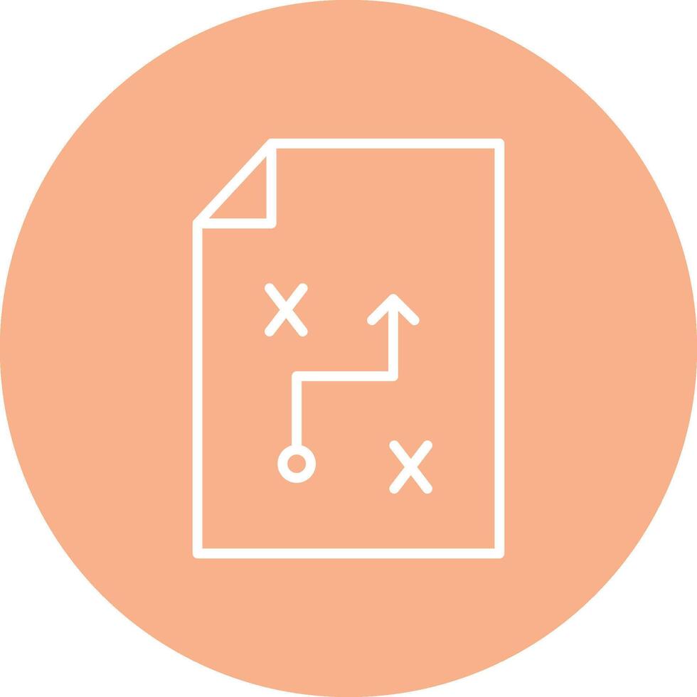 Strategy Line Multi Circle Icon vector