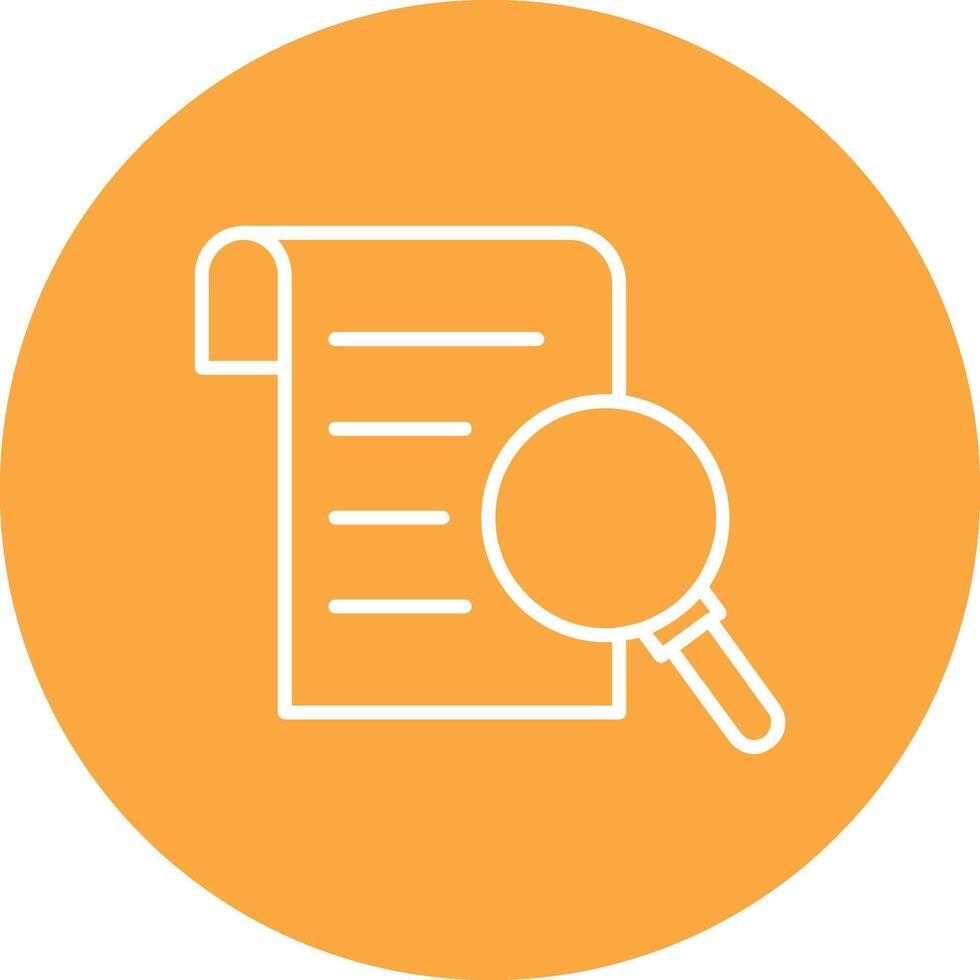 Research Report Line Multi Circle Icon vector