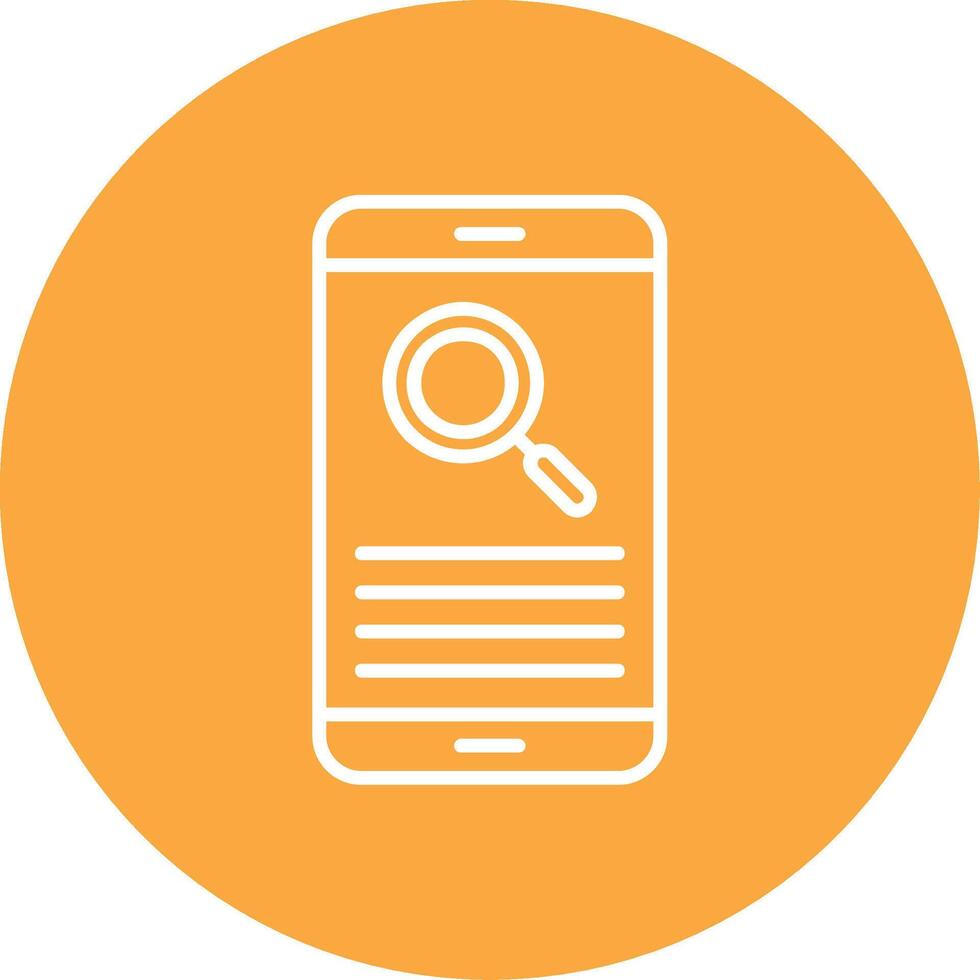 Smartphone Line Multi Circle Icon vector