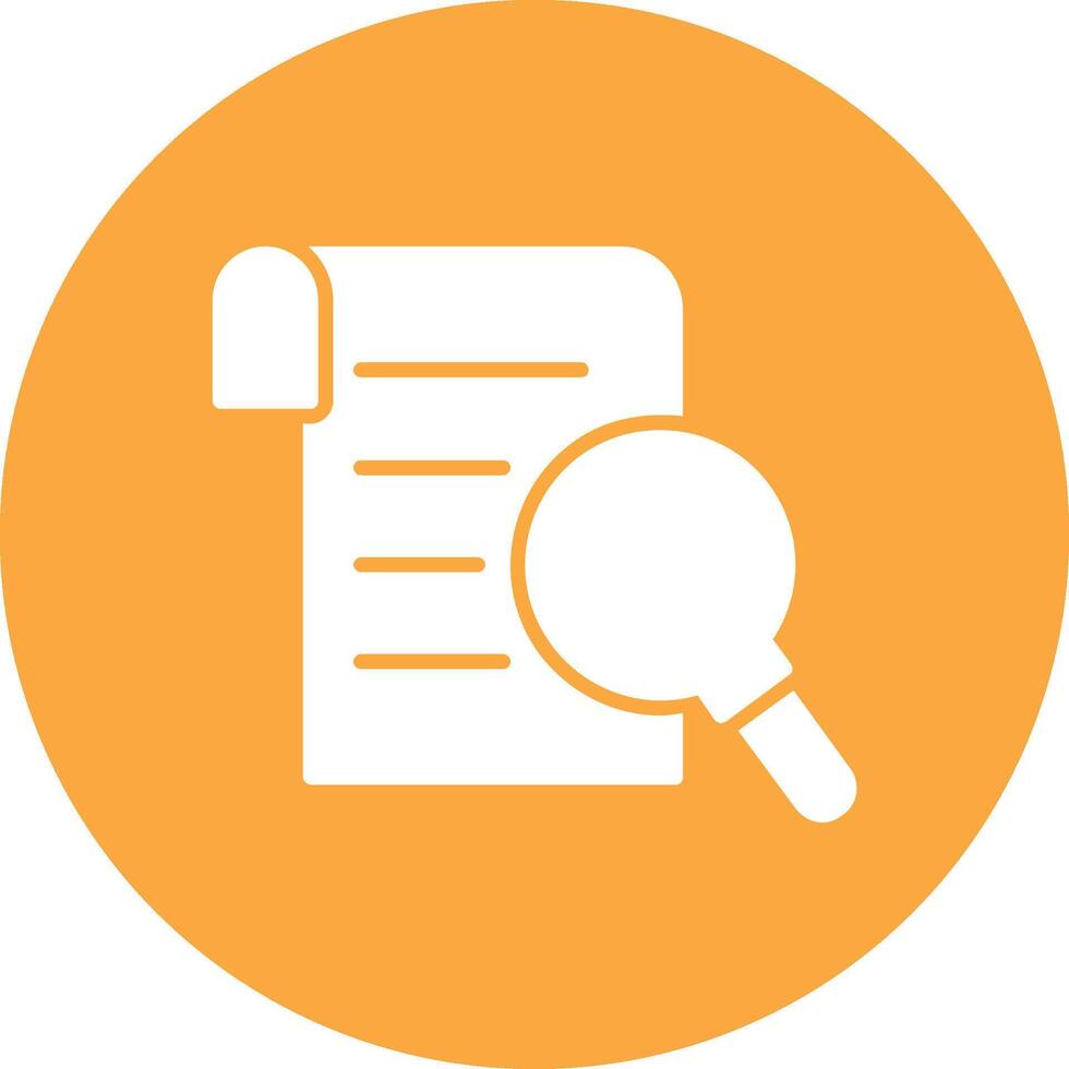 Research Report Glyph Multi Circle Icon vector