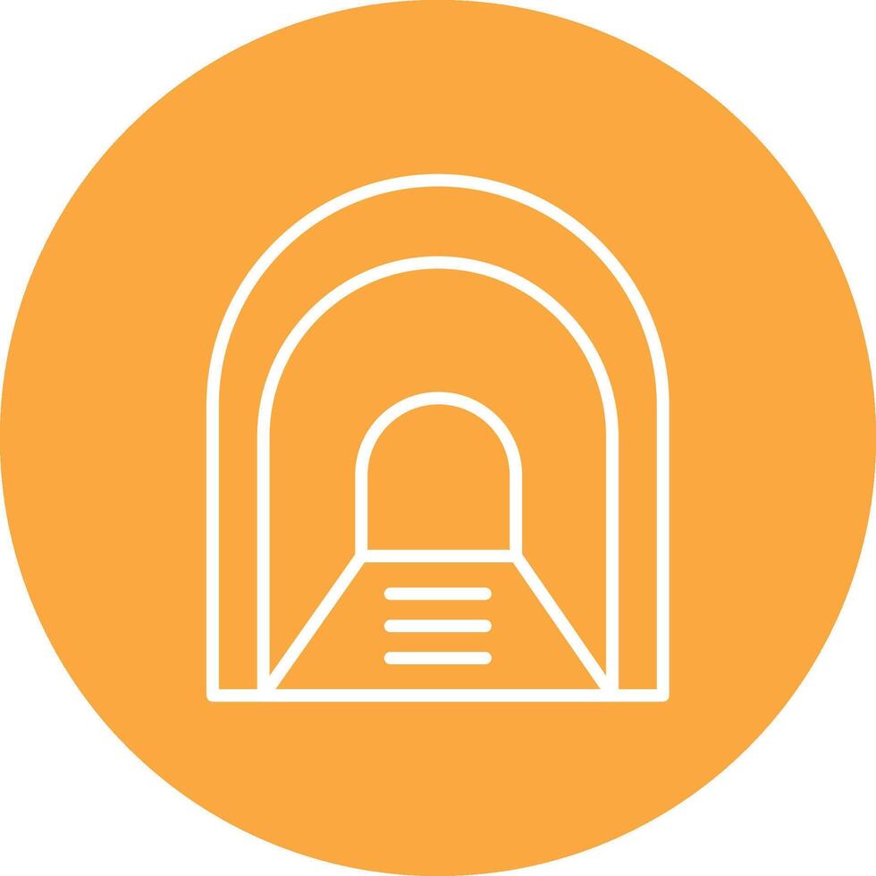 Aisle Line Multi Circle Icon vector