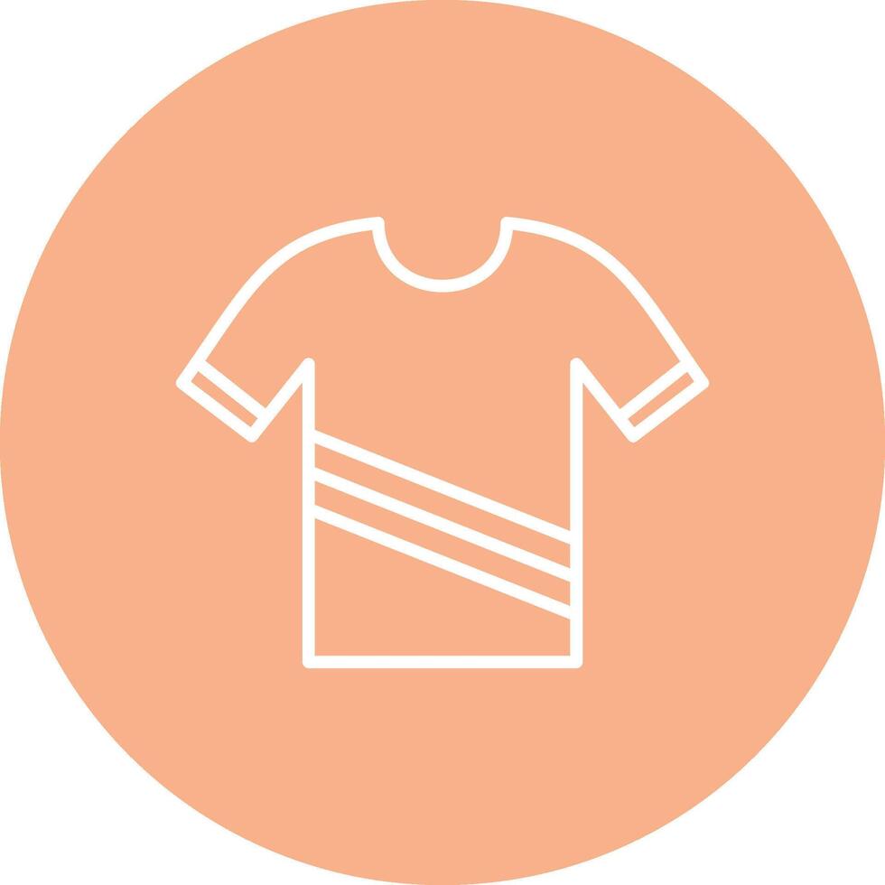 Shirt Line Multi Circle Icon vector