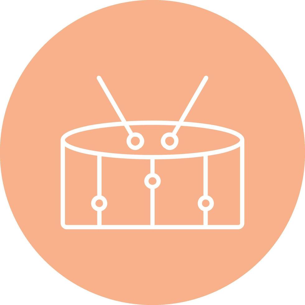 Snare Line Multi Circle Icon vector