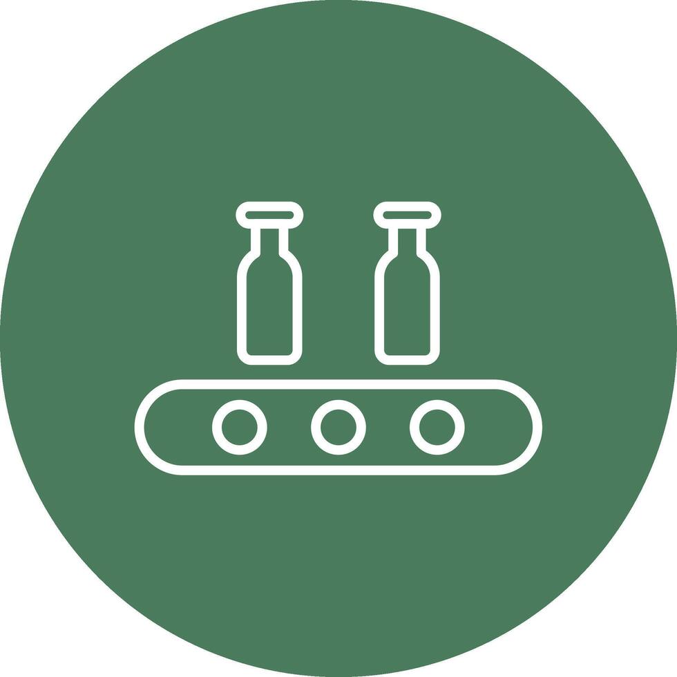 Assembly Line Multi Circle Line Multi Circle Icon vector
