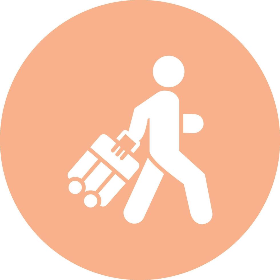 Person Glyph Multi Circle Icon vector