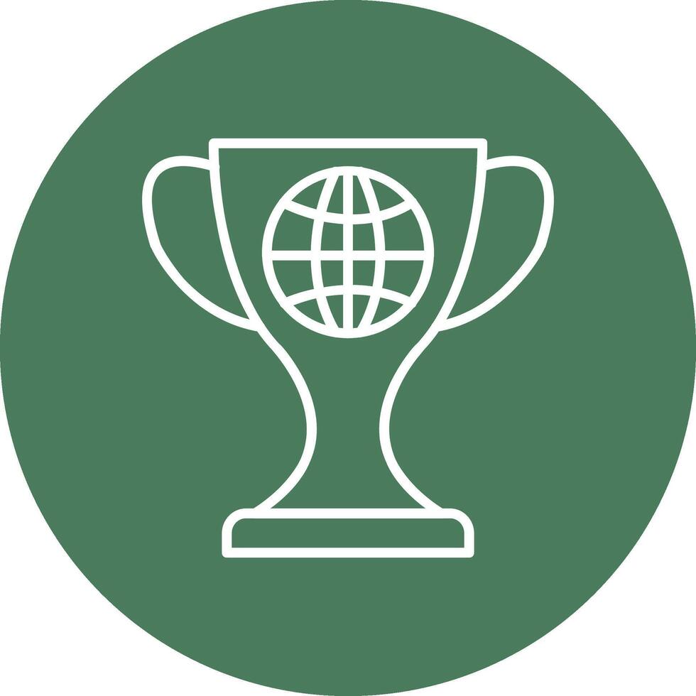 World Line Multi Circle Icon vector