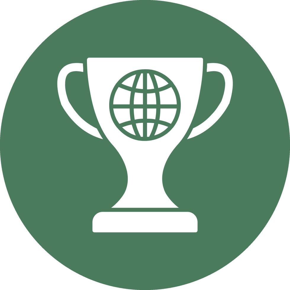 World Glyph Multi Circle Icon vector