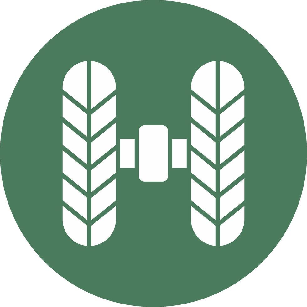 Wheel Alignment Glyph Multi Circle Icon vector