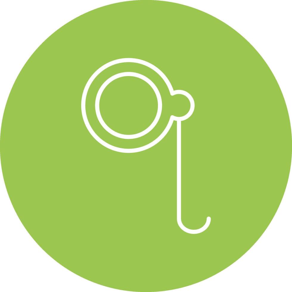 Monocle Line Multi Circle Icon vector
