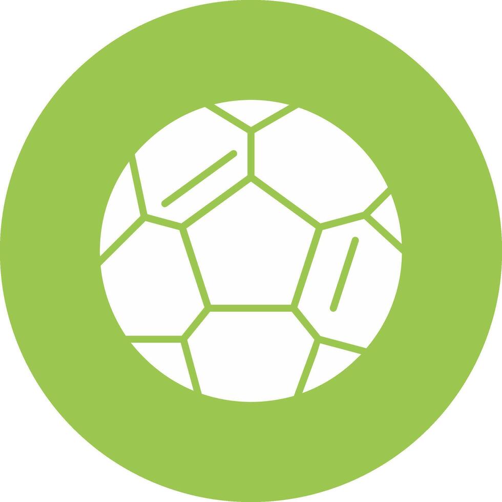 Football Glyph Multi Circle Icon vector