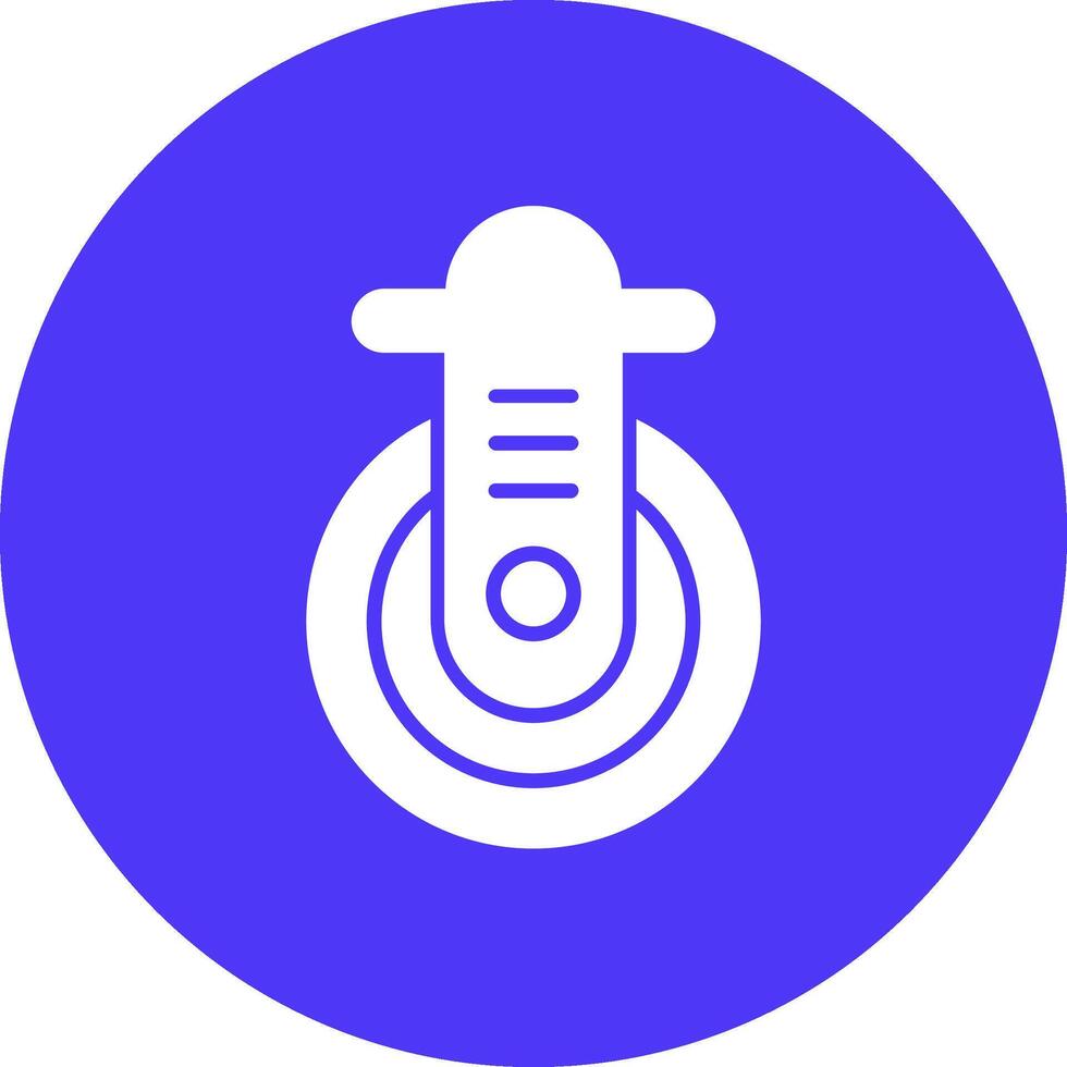 Caster Glyph Multi Circle Icon vector