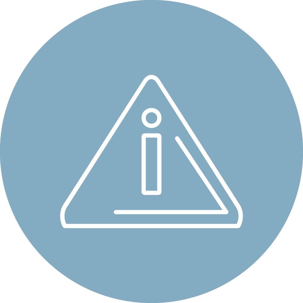 Alert Line Multi Circle Icon vector