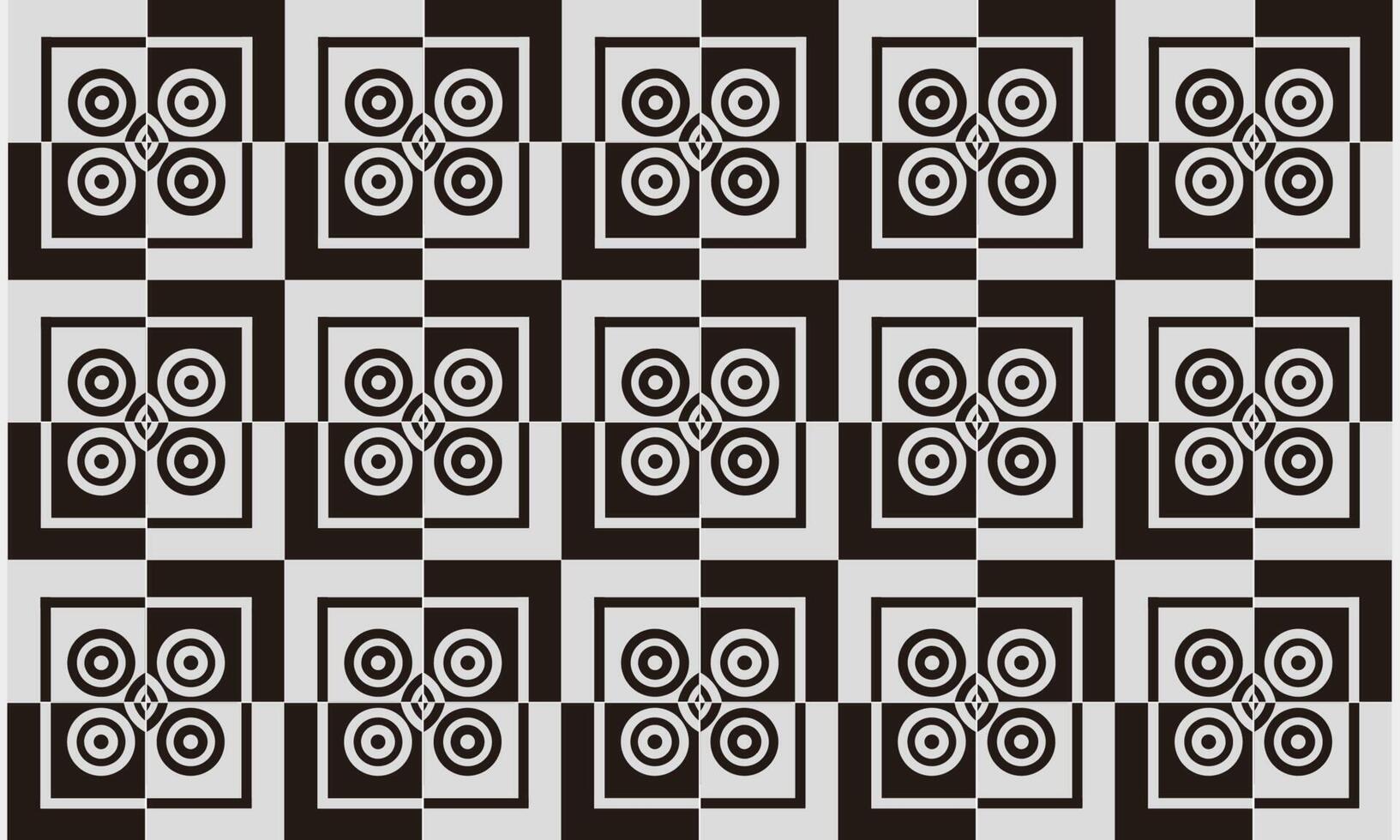 square and circle pattern for background decorations - square and circle ornament for house floor vector