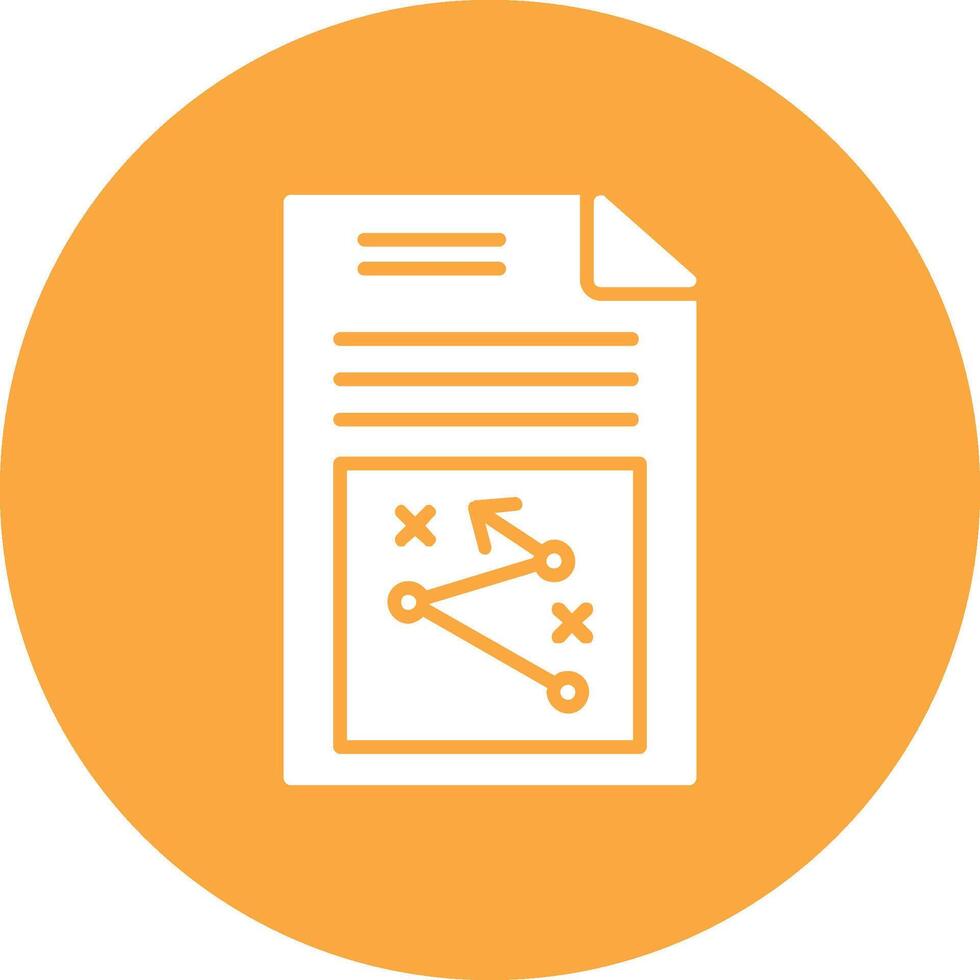 Business Strategy Glyph Multi Circle Icon vector