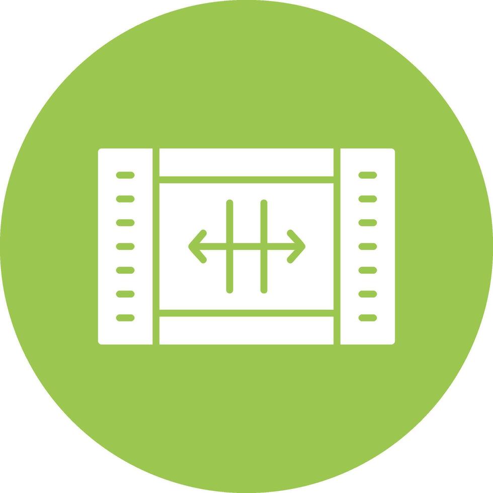 Resize Glyph Multi Circle Icon vector
