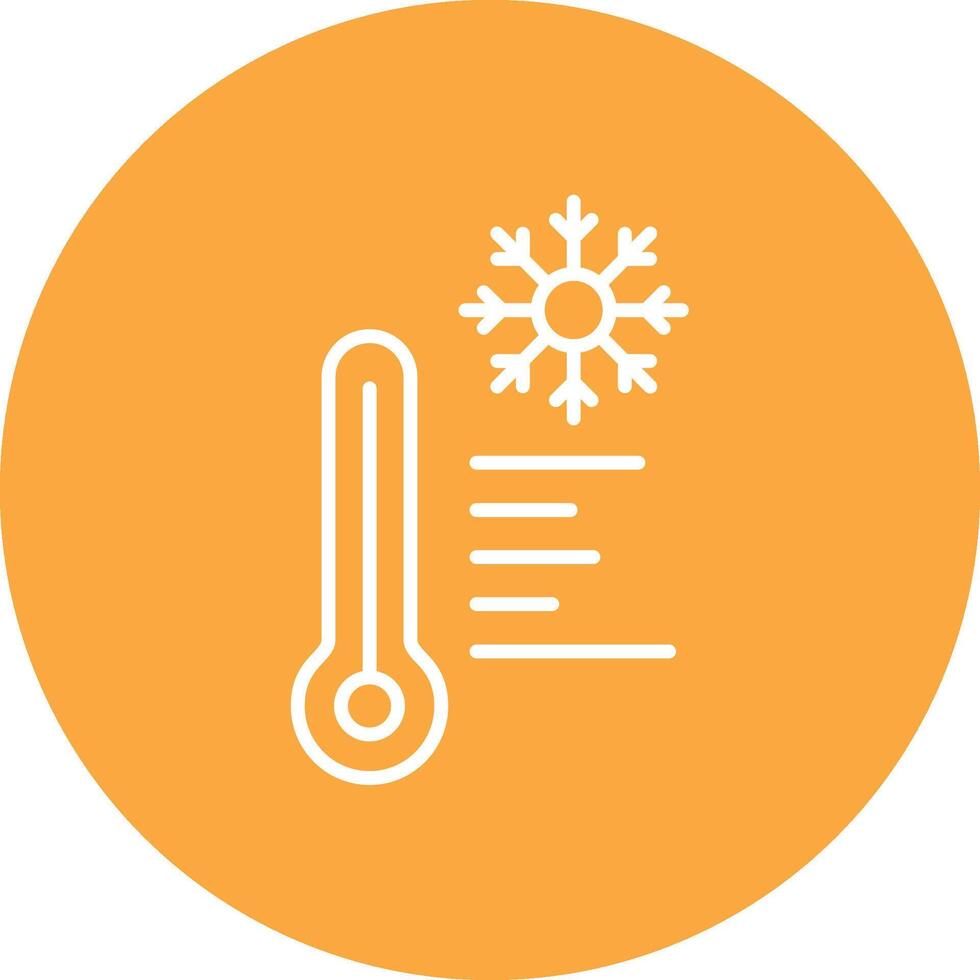 Cold Line Multi Circle Icon vector