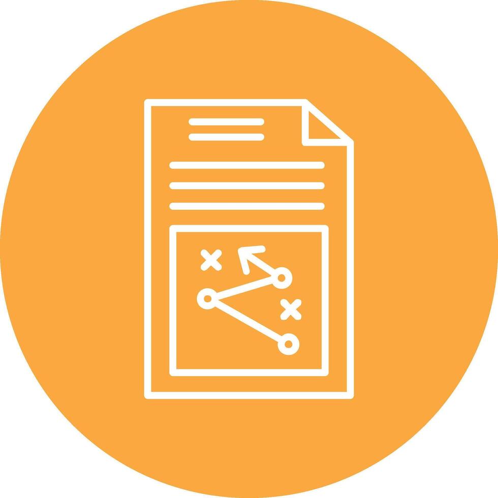 Business Strategy Line Multi Circle Icon vector
