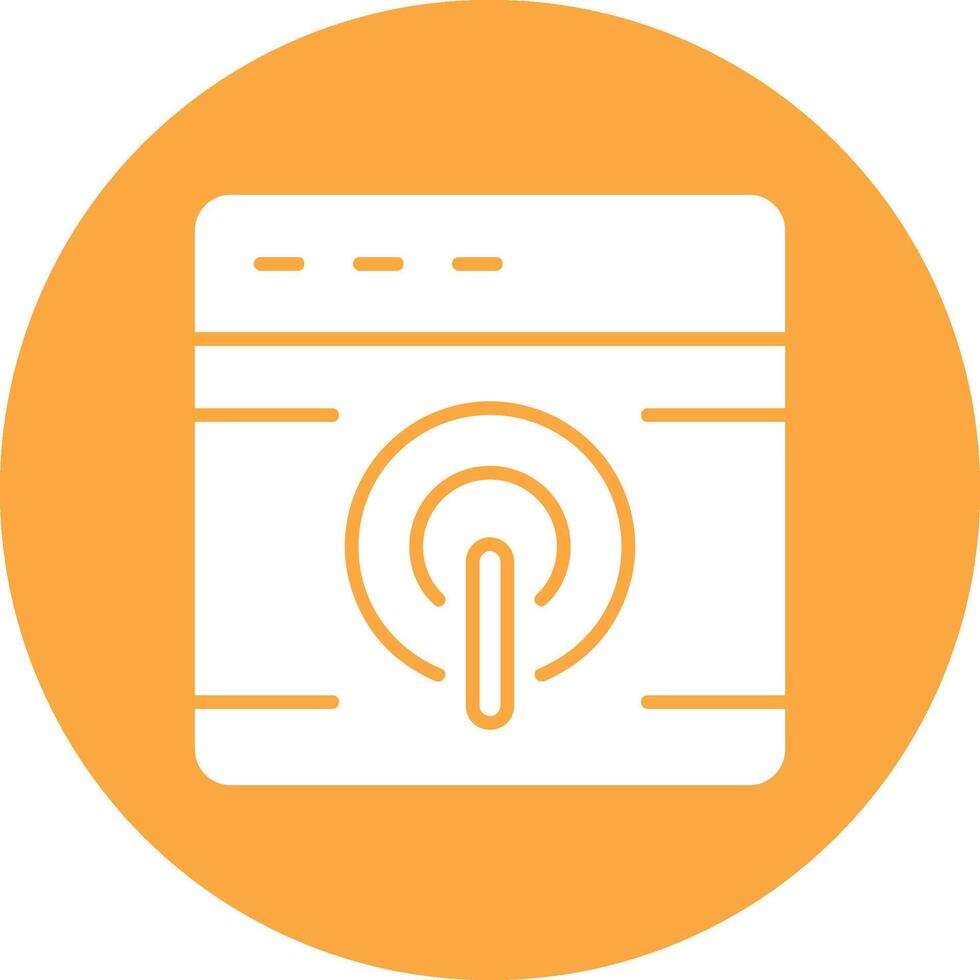 Browser Glyph Multi Circle Icon vector