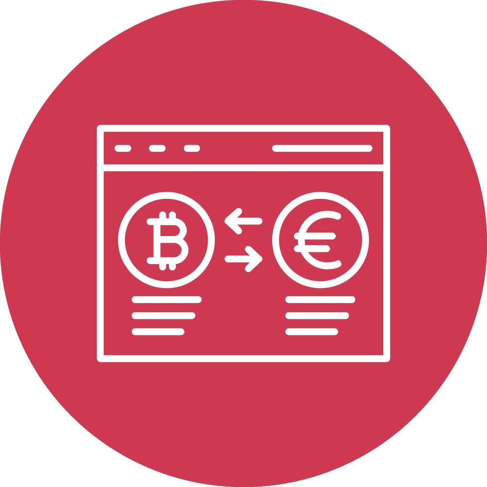Exchange Exchange Line Multi Circle Icon vector