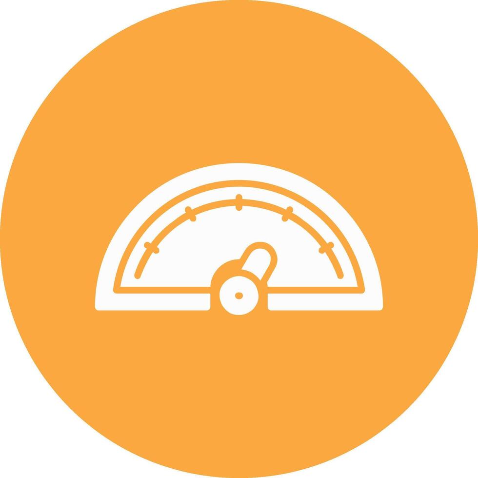 Gauge Glyph Multi Circle Icon vector