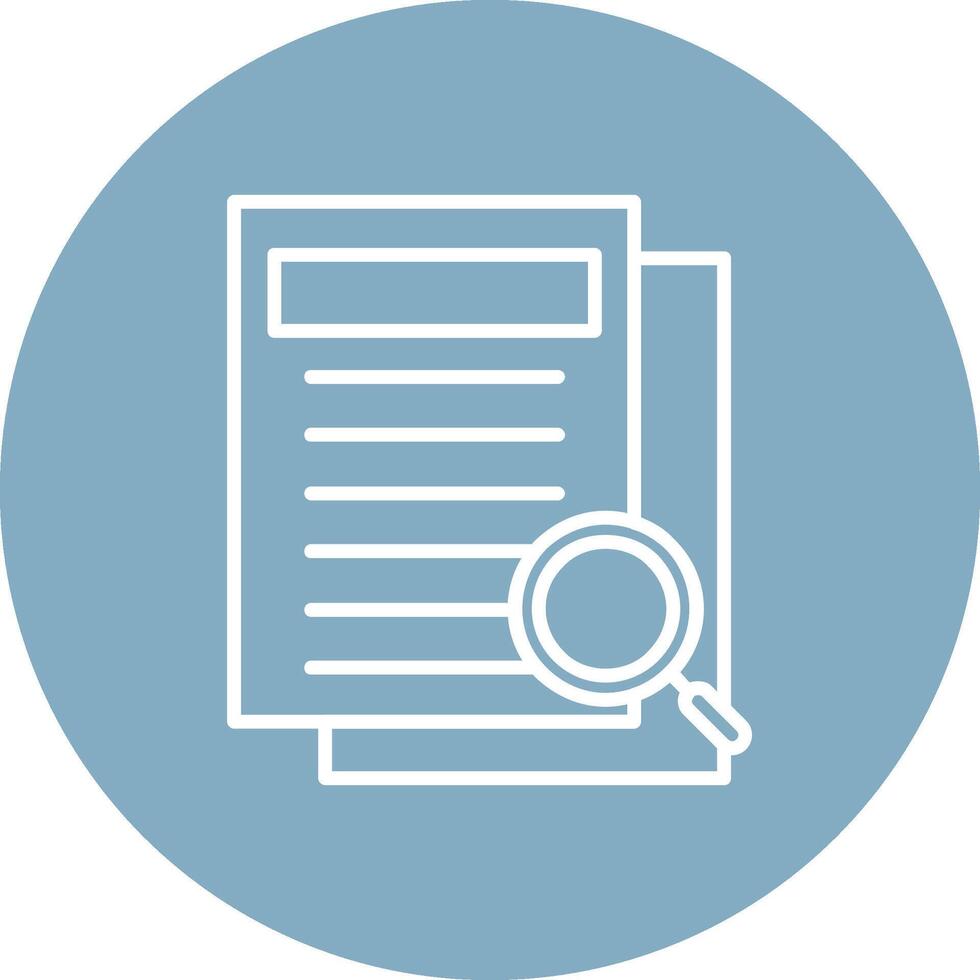 Research Line Multi Circle Icon vector