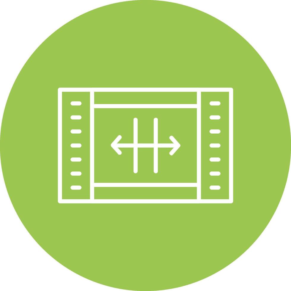 Resize Line Multi Circle Icon vector
