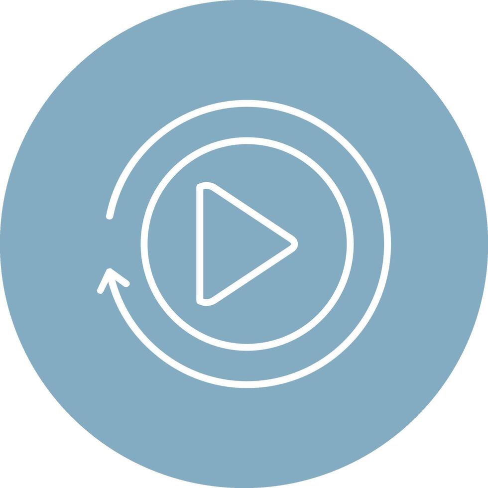 Processing Line Multi Circle Icon vector