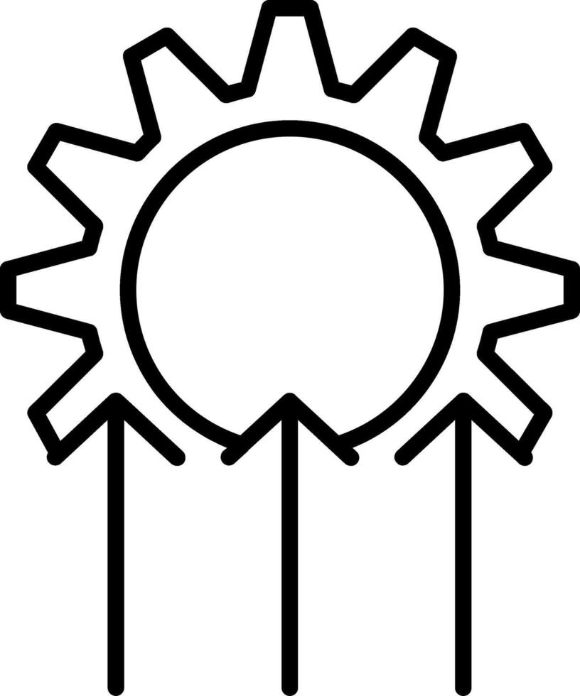 Improvement Line Filled Icon vector