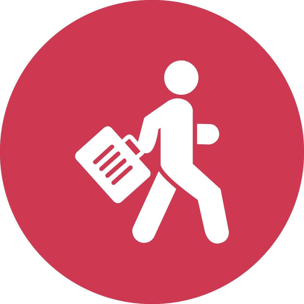 Man Glyph Multi Circle Icon vector
