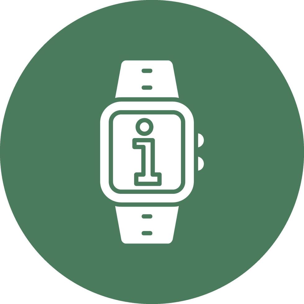 Information Glyph Multi Circle Icon vector