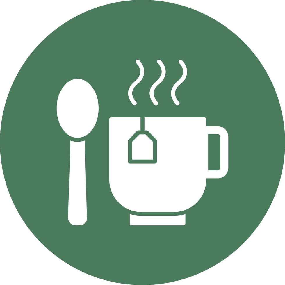 Coffee Cup Glyph Multi Circle Icon vector