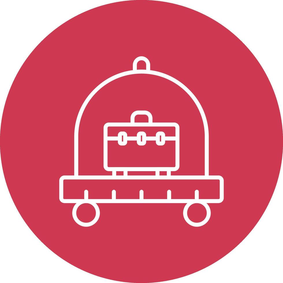 Cart Line Multi Circle Icon vector