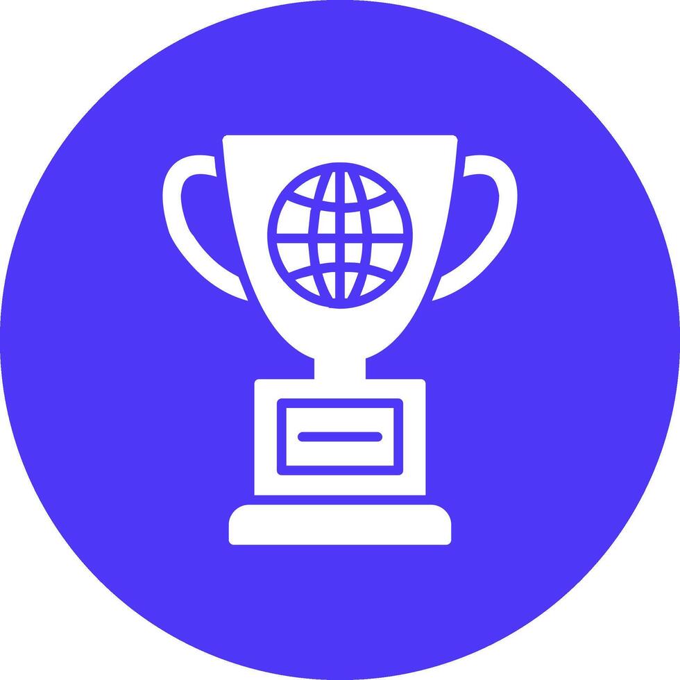 World Glyph Multi Circle Icon vector